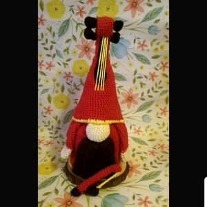 Violin gnome Amigurumi doll